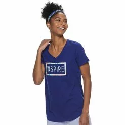 Women's Tek Gear® Essential Short Sleeve Graphic Tee -Tek Gear store 2631893 Inspire Floral