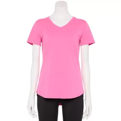 Women's Tek Gear® Essential Short Sleeve Graphic Tee -Tek Gear store 2631893 Pink Motivate