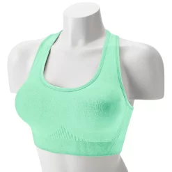Tek Gear® Seamless Low-Impact Sports Bra -Tek Gear store 2976589 Shy Green