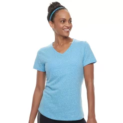 Women's Tek Gear® Essential Short Sleeve Tee -Tek Gear store 3090387 Beyond Blue Heather