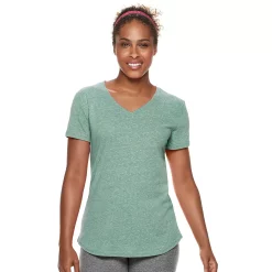 Women's Tek Gear® Essential Short Sleeve Tee -Tek Gear store 3090387 Mystic Aqua Heather