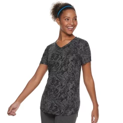 Women's Tek Gear® Essential Burnout Tee 100 Women's Tek Gear® Essential Burnout Tee -Tek Gear store 3090912 Burnout Black