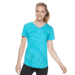 Women's Tek Gear® Essential Burnout Tee 115 Women's Tek Gear® Essential Burnout Tee -Tek Gear store 3090912 Burnout Blue Print