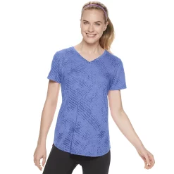 Women's Tek Gear® Essential Burnout Tee 118 Women's Tek Gear® Essential Burnout Tee -Tek Gear store 3090912 Burnout Medium Blue