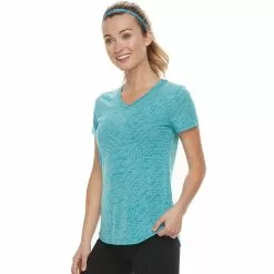 Women's Tek Gear® Essential Burnout Tee 84 Women's Tek Gear® Essential Burnout Tee -Tek Gear store 3090912 Burnout Teal