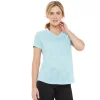 Women's Tek Gear® Essential Burnout Tee 1 Women's Tek Gear® Essential Burnout Tee -Tek Gear store 3090912 Light Blue