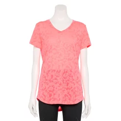 Women's Tek Gear® Essential Burnout Tee 79 Women's Tek Gear® Essential Burnout Tee -Tek Gear store 3090912 Pink Burnout