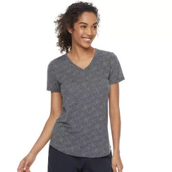 Women's Tek Gear® Essential Burnout Tee 114 Women's Tek Gear® Essential Burnout Tee -Tek Gear store 3090912 Speckled Gray