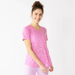 Women's Tek Gear® Essential Burnout Tee 76 Women's Tek Gear® Essential Burnout Tee -Tek Gear store 3090912 Violet Burnout