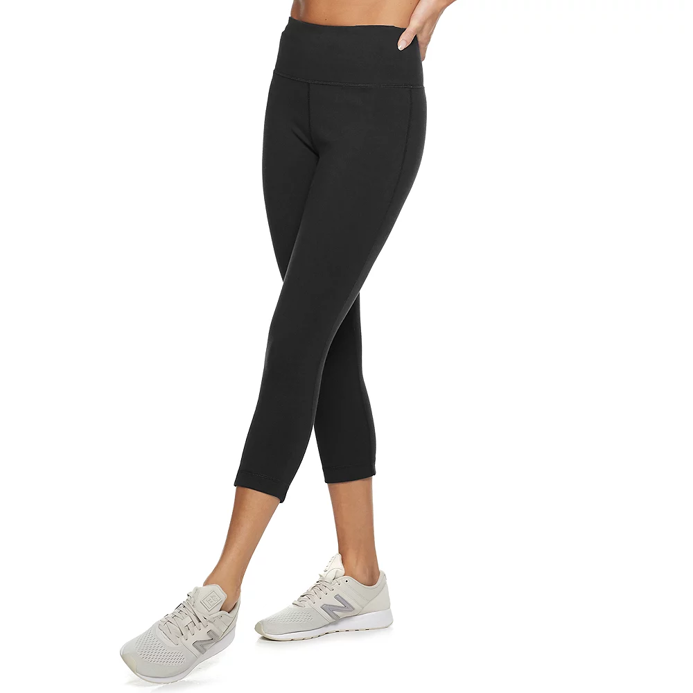Women's Tek Gear® Essential High-Waisted Capri Leggings 4 Women's Tek Gear® Essential High-Waisted Capri Leggings - Image 2