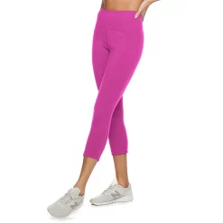 Women's Tek Gear® Essential High-Waisted Capri Leggings 17 Women's Tek Gear® Essential High-Waisted Capri Leggings -Tek Gear store 3977494 Fanatic Pink