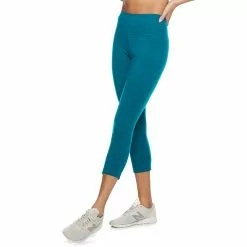 Women's Tek Gear® Essential High-Waisted Capri Leggings 18 Women's Tek Gear® Essential High-Waisted Capri Leggings -Tek Gear store 3977494 Tremendous Teal