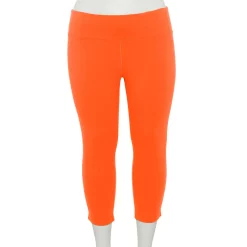Plus Size Tek Gear® Essential High-Waisted Capri Leggings -Tek Gear store 4215123 Endless Lava