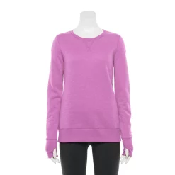 Women's Tek Gear® Ultrasoft Fleece Crewneck Sweatshirt -Tek Gear store 4302798 Lavender Maypop