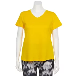 Plus Size Tek Gear® Core V-Neck Tee -Tek Gear store 4998289 Campfire