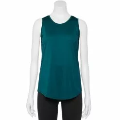 Women's Tek Gear® Core Crewneck Tank -Tek Gear store 5019963 Night Life Teal