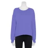 Women's Tek Gear® Stretch Fleece Crewneck Sweatshirt -Tek Gear store 5181941 Piper Purple