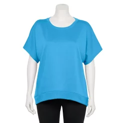 Plus Size Tek Gear® Stretch Fleece Tee -Tek Gear store 5197872 Beyond Blue
