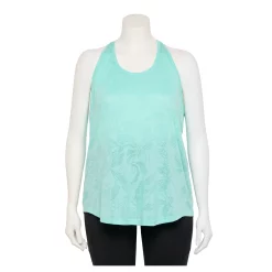 Plus Size Tek Gear® Racerback Tank 19 Plus Size Tek Gear® Racerback Tank -Tek Gear store 5227178 Aqua Burnout