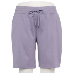 Plus Size Tek Gear® Weekend French Terry Bermuda Shorts -Tek Gear store 5231498 Grape Yard