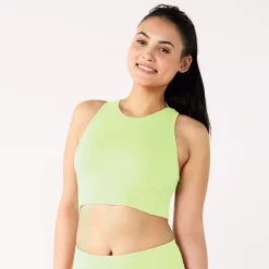 Tek Gear® Essential Low-Impact Longline Sports Bra 13 Tek Gear® Essential Low-Impact Longline Sports Bra -Tek Gear store 5232451 Brisk Mint