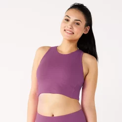Tek Gear® Essential Low-Impact Longline Sports Bra 17 Tek Gear® Essential Low-Impact Longline Sports Bra -Tek Gear store 5232451 Ravishing Orchid