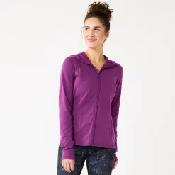 Women's Tek Gear® Essential Hooded Jacket -Tek Gear store 5232469 Ravishing Orchid