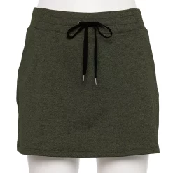 Women's Tek Gear® Weekend French Terry Skort -Tek Gear store 5234072 Esta Olive
