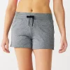 Women's Tek Gear® Weekend French Terry Shorts 1 Women's Tek Gear® Weekend French Terry Shorts -Tek Gear store 5234595 Charcoal