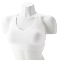 Tek Gear® Core Medium-Impact V-Neck Sports Bra -Tek Gear store 5256799 White