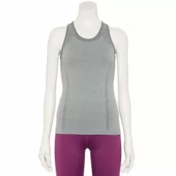 Women's Tek Gear® Seamless Racerback Tank -Tek Gear store 5256946 Smokey Slate