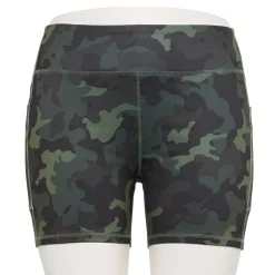 Women's Tek Gear® Core 5-in. High-Waisted Bike Shorts -Tek Gear store 5259297 Olive Camo