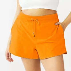 Plus Size Tek Gear® Essential Drawstring Shorts 24 Plus Size Tek Gear® Essential Drawstring Shorts -Tek Gear store 5280466 Orange Jazz