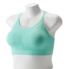 Plus Size Tek Gear® Seamless Low-Impact Sports Bra -Tek Gear store 5282906 Aqua Stone