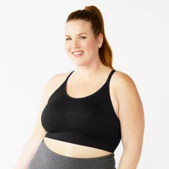 Plus Size Tek Gear® Seamless Low-Impact Sports Bra 13 Plus Size Tek Gear® Seamless Low-Impact Sports Bra -Tek Gear store 5282906 Black