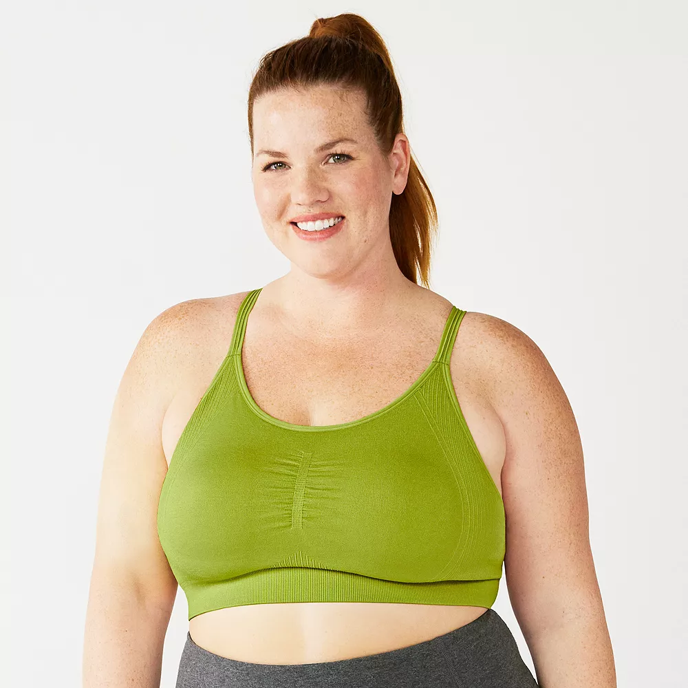 Plus Size Tek Gear® Seamless Low-Impact Sports Bra 4 Plus Size Tek Gear® Seamless Low-Impact Sports Bra - Image 2