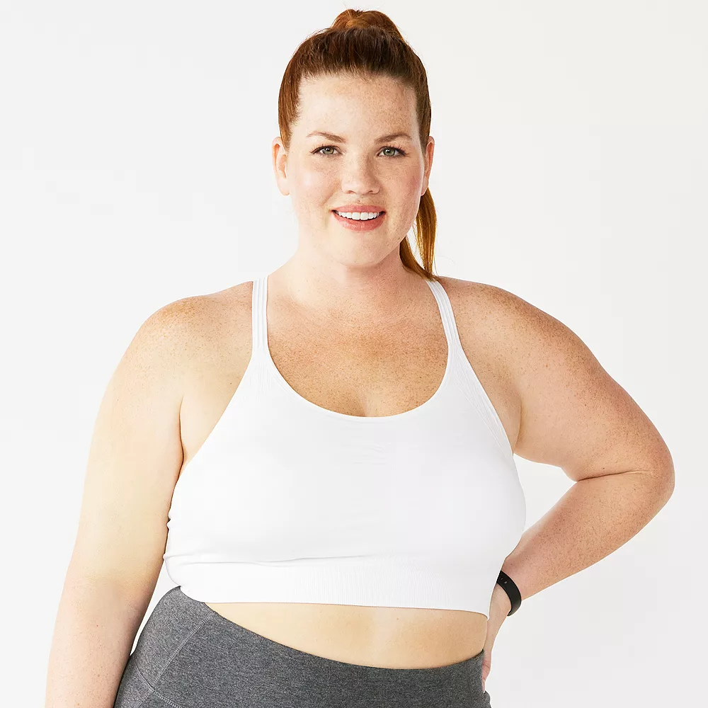 Plus Size Tek Gear® Seamless Low-Impact Sports Bra 8 Plus Size Tek Gear® Seamless Low-Impact Sports Bra - Image 6