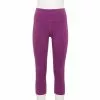 Women's Tek Gear® Essential High-Waisted Capri Leggings 1 Women's Tek Gear® Essential High-Waisted Capri Leggings -Tek Gear store 5296030 Ravishing Orchid