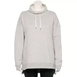 Plus Size Tek Gear® Ultrasoft Fleece Cowlneck Tunic -Tek Gear store 5527206 Metro Heather