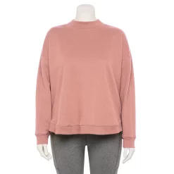 Plus Size Tek Gear® Ultrasoft Fleece Mockneck Sweatshirt 21 Plus Size Tek Gear® Ultrasoft Fleece Mockneck Sweatshirt -Tek Gear store 5540359 Martini Rose
