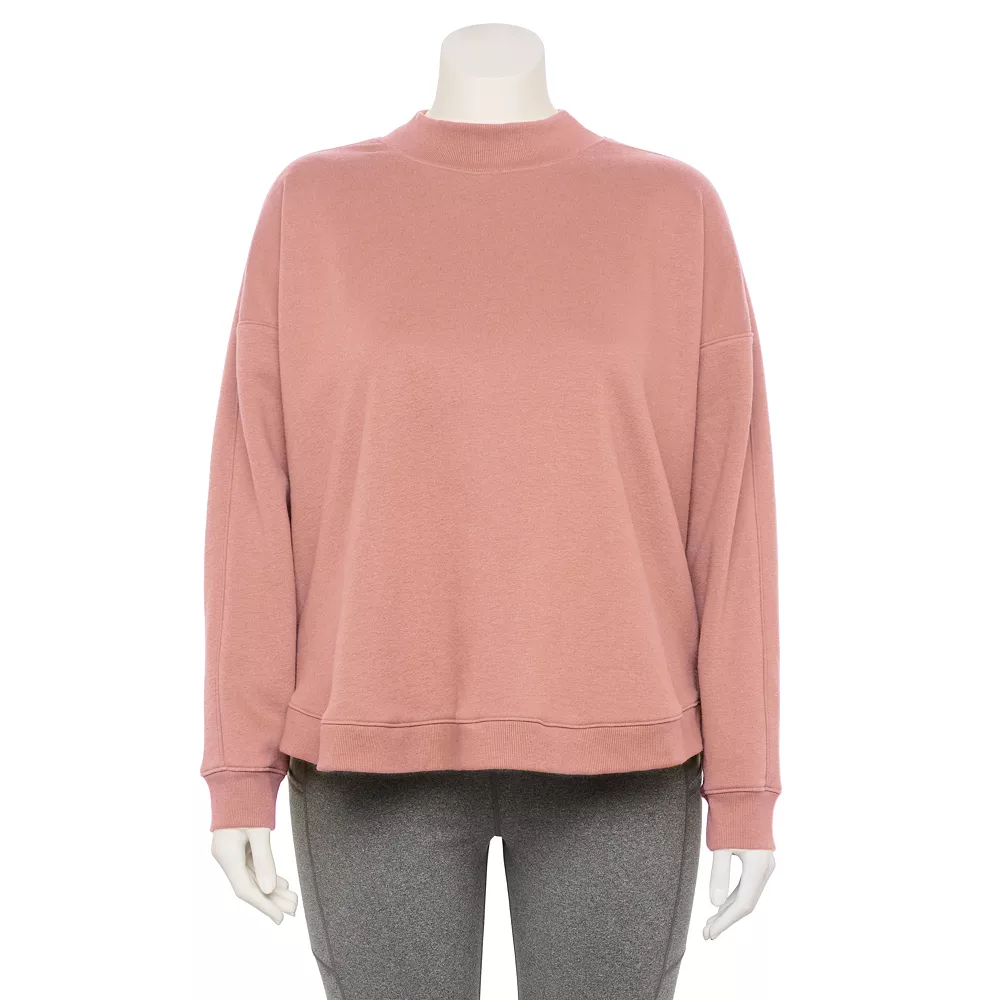 Plus Size Tek Gear® Ultrasoft Fleece Mockneck Sweatshirt 11 Plus Size Tek Gear® Ultrasoft Fleece Mockneck Sweatshirt - Image 9