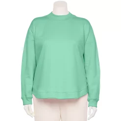 Plus Size Tek Gear® Ultrasoft Fleece Mockneck Sweatshirt 19 Plus Size Tek Gear® Ultrasoft Fleece Mockneck Sweatshirt -Tek Gear store 5540359 Shy Green