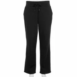 Plus Size Tek Gear® Ultrasoft Fleece Pants -Tek Gear store 5540618 Black