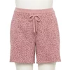 Women's Tek Gear® Ultrasoft Fleece Shorts -Tek Gear store 5540849 Rose Leopard