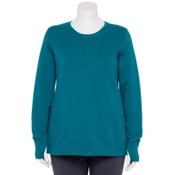 Plus Size Tek Gear® Ultrasoft Fleece Sweatshirt 15 Plus Size Tek Gear® Ultrasoft Fleece Sweatshirt -Tek Gear store 5542897 Night Life Teal