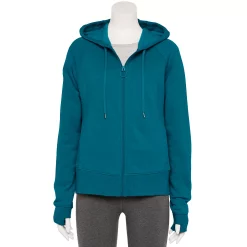 Women's Tek Gear® Ultrasoft Fleece Jacket -Tek Gear store 5543170 Night Life Teal