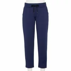 Petite Tek Gear® Weekend French Terry Ankle Pants 9 Petite Tek Gear® Weekend French Terry Ankle Pants -Tek Gear store 5567614 Navy Romance