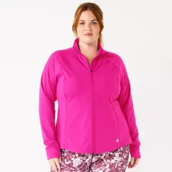 Plus Size Tek Gear® Performance Jacket -Tek Gear store 5567923 Fuchsia Cashmere