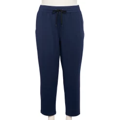 Plus Size Tek Gear® Weekend French Terry Ankle Pants 10 Plus Size Tek Gear® Weekend French Terry Ankle Pants -Tek Gear store 5568027 Navy Romance