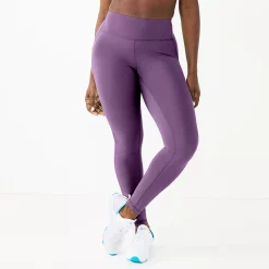 Women's Tek Gear® Ultrastretch High-Waisted Side Pocket 7/8 Leggings 62 Women's Tek Gear® Ultrastretch High-Waisted Side Pocket 7/8 Leggings -Tek Gear store 5576168 Grape Grenache